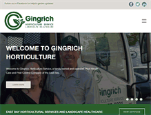 Tablet Screenshot of gingrichhort.com